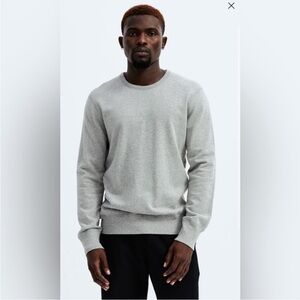 Reigning Champ Black and Gray Knit Casual New Sweater Normcore Size M